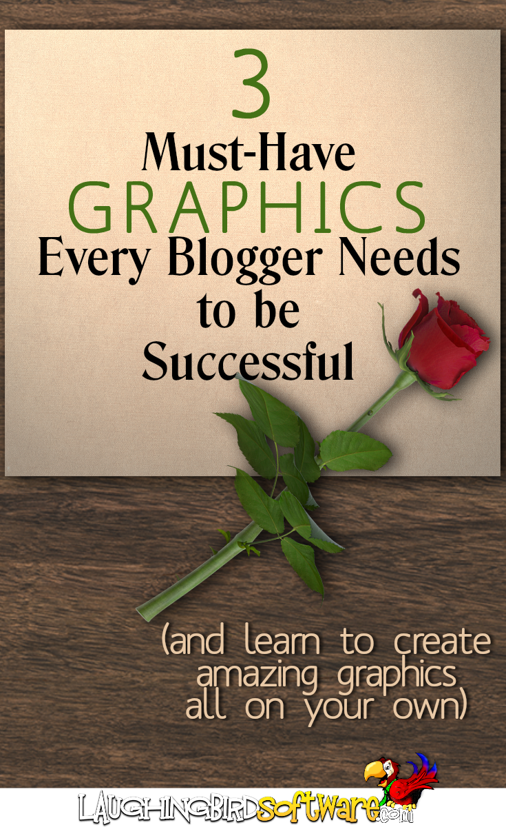 Graphic Design for Bloggers: Learn how to easily create the three most important graphic designs for your blog and marketing. Professionally designed templates let you make graphics in minutes.