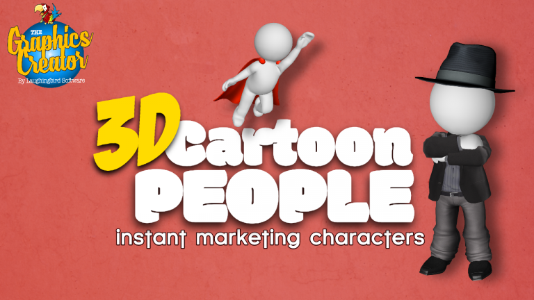 3D Cartoon Bubble People