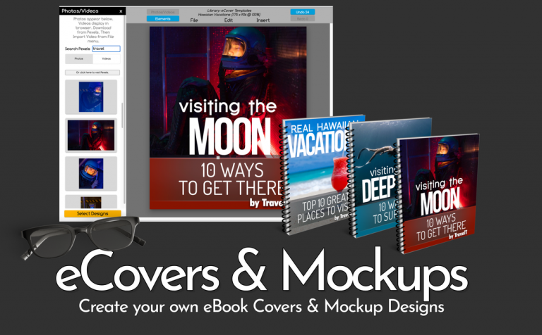 eBook Cover Creator and Mockup Templates