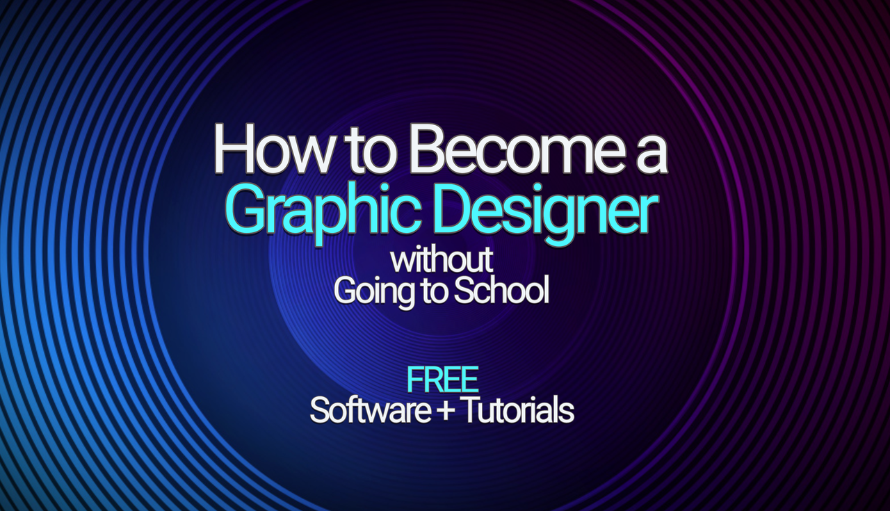 How to Become an Online Graphic Designer without Going to School